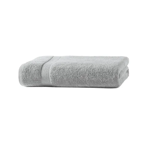 Frottier Badetuch 500gm in 100x150 cm in Silber Farbe