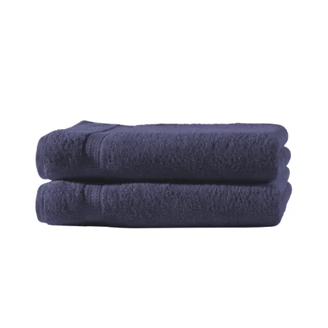 2er Set Duschtücher in 70x140 cm | Navy