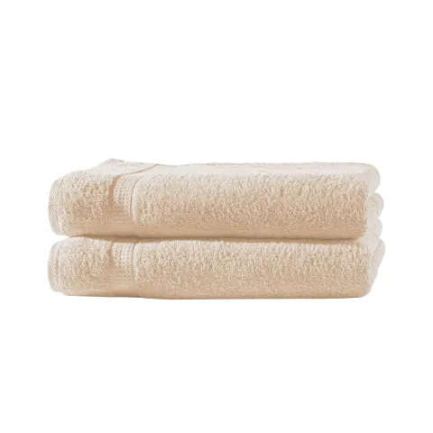 2er Set Duschtücher in 70x140 cm | Beige
