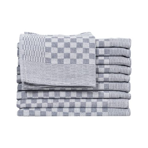 10er Set Halbzwirn Grubentuecher 50x70 cm | Haushalt und Küche | 100% Baumwolle | Öko-TEX Standard 100