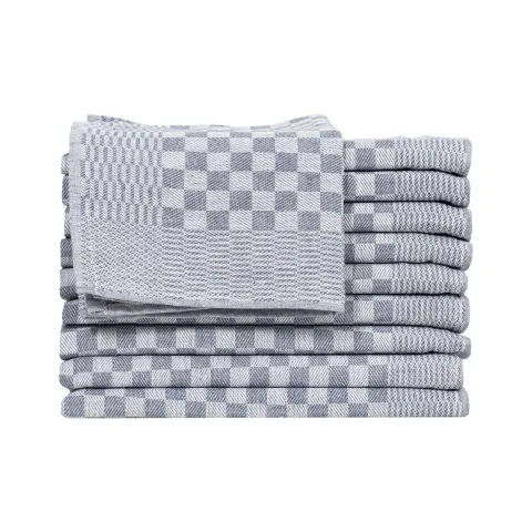 10er Set Halbzwirn Grubentuecher 50x70 cm | Haushalt und Küche | 100% Baumwolle | Öko-TEX Standard 100