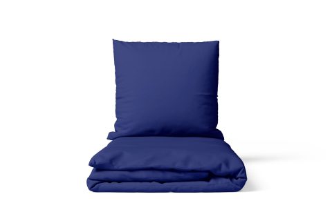 Microfaser UNI Bettwaesche | Marine / Navy | 90gsm | 155x220+80x80 cm