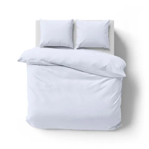 Microfaser UNI Bettwaesche | Weiss | 90gsm | 200x200+2x80x80 cm