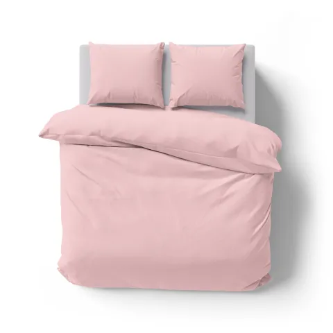 Microfaser UNI Bettwaesche | Rosa  | 90gsm | 200x200+2x80x80 cm