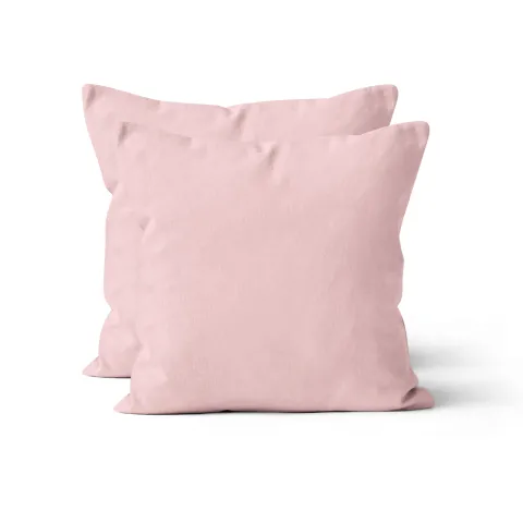 Microfaser UNI Kissenhuellen  | Rosa  | 90gsm | 80x80 cm