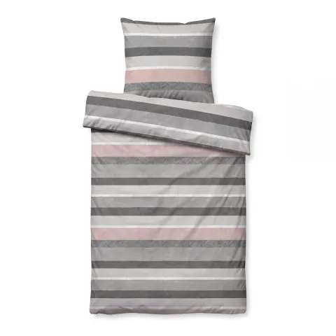 Mikrofaser Design Bettwäsche 135x200 + 80x80 cm Harmony Stripe