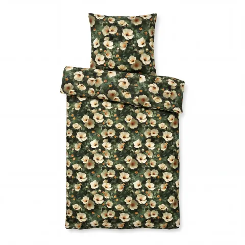 Mikrofaser Design Bettwäsche 135x200 + 80x80 cm Garden Bloom