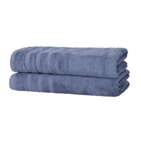 Bambus Duschtücher 70x140 cm rauchblau
