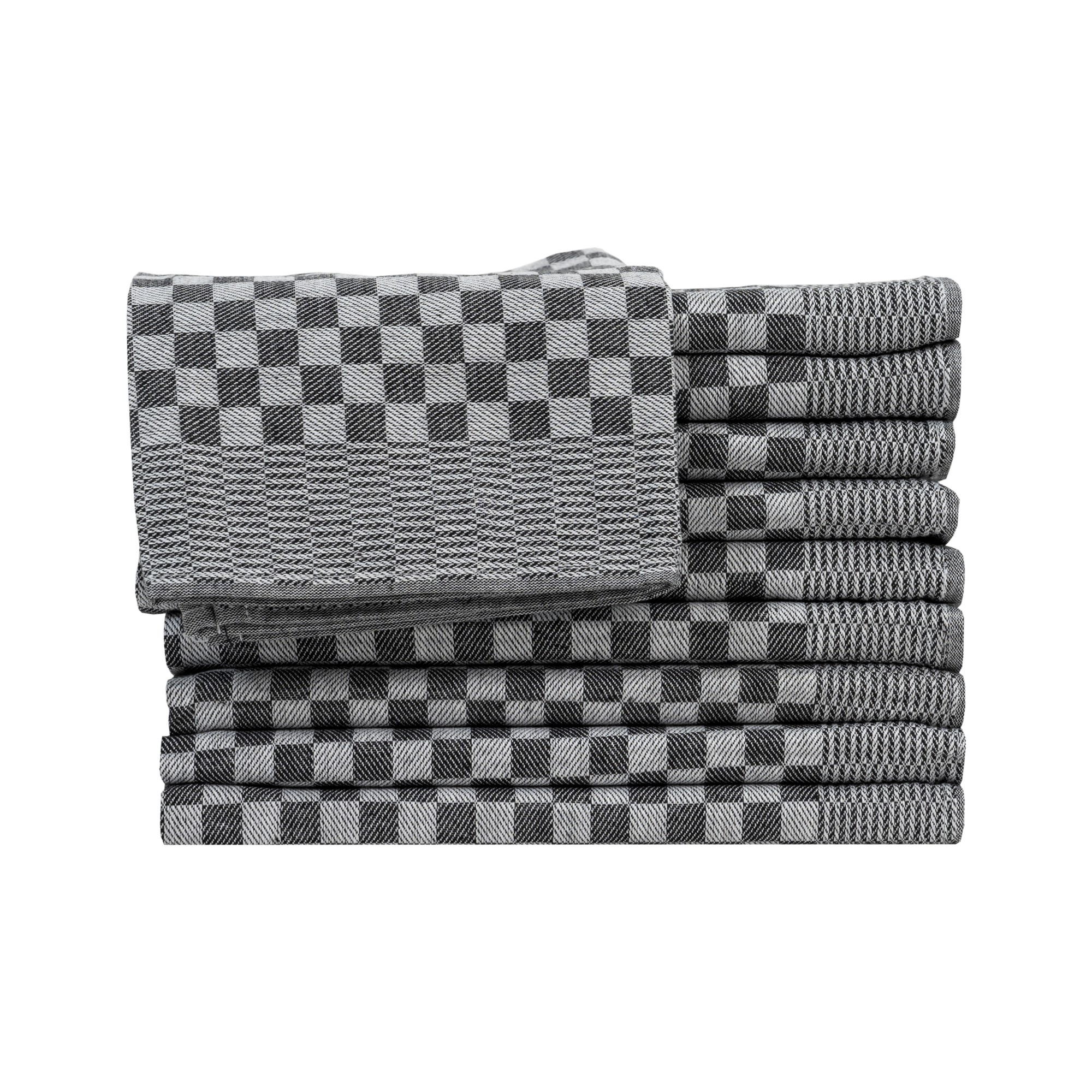10er Set Halbzwirn Grubentuecher 50×70 cm | Haushalt und Küche | 100% Baumwolle | Öko-TEX Standard 100
