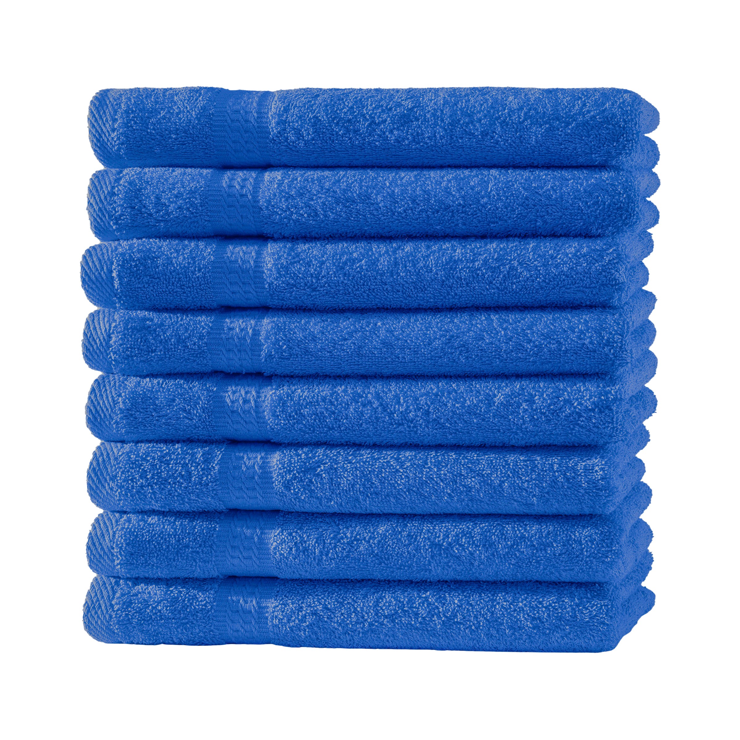 8er Set Frottierware Elegance 500gm in große 30×50 cm in Farbe Royal