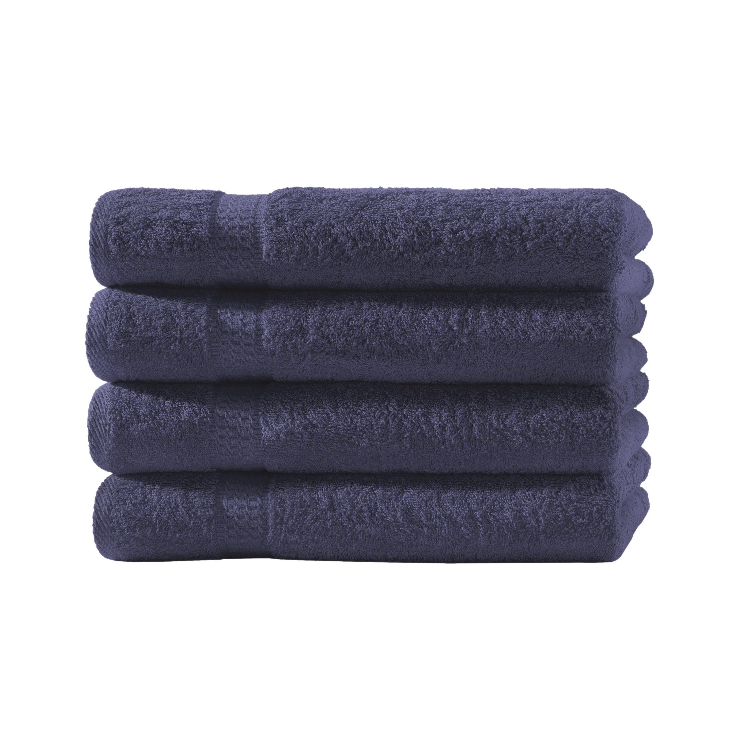 4er Set Handtuch in Navy 500g/m² | 100% Baumwolle