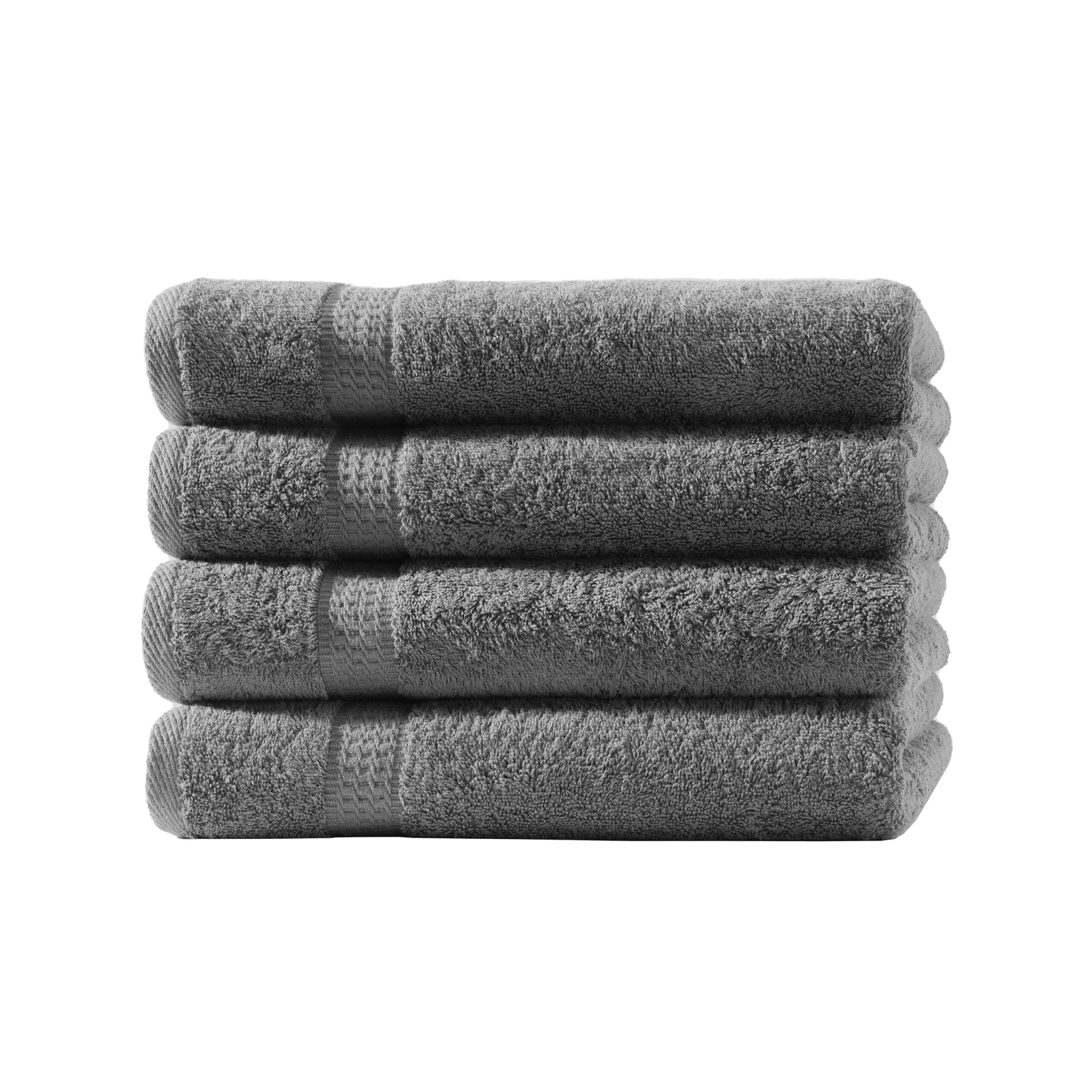 4er Set Handtuch in Anthrazit 500g/m² | 100% Baumwolle