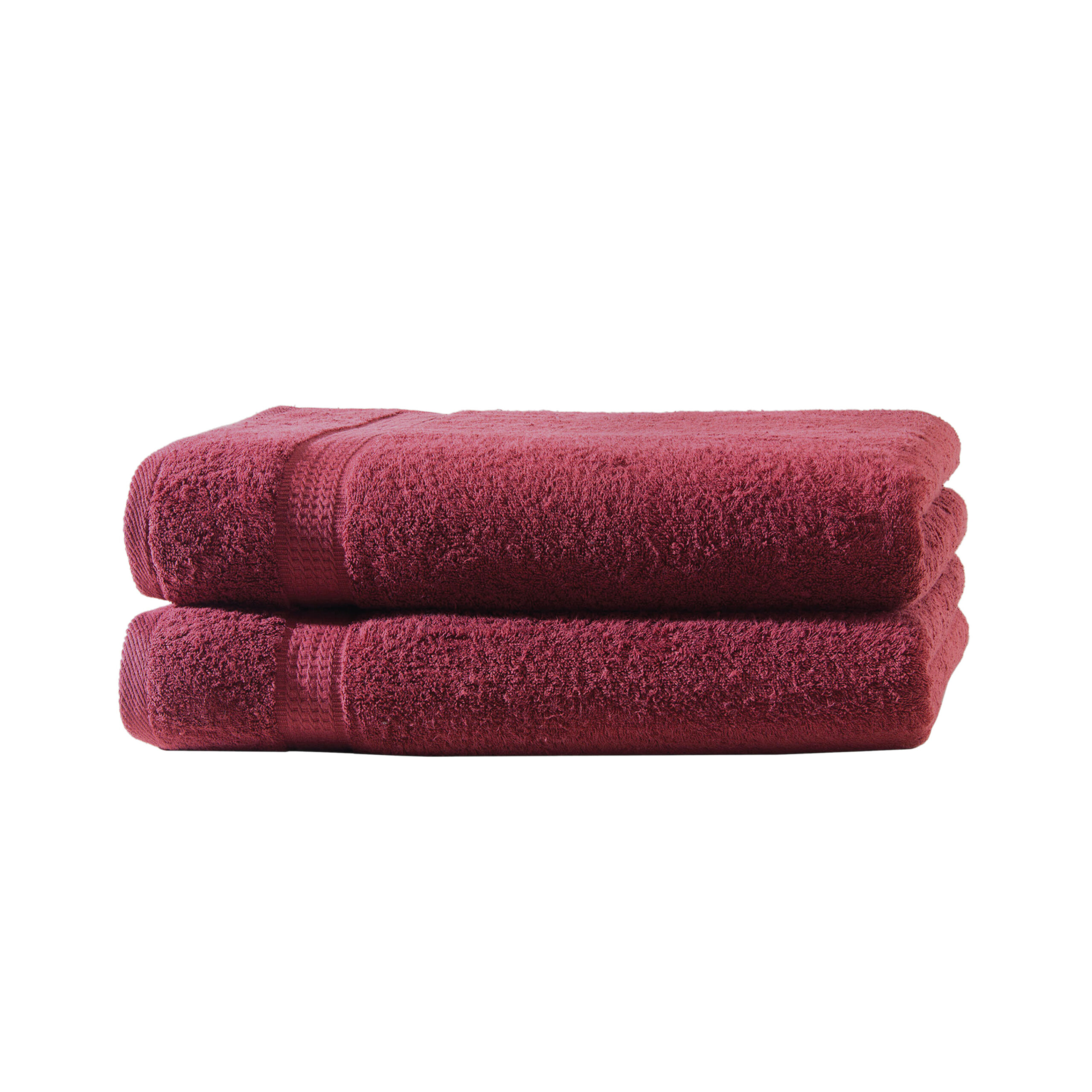 Frottierware Elegance 500gm in große 70×140 cm in Farbe Bordeaux