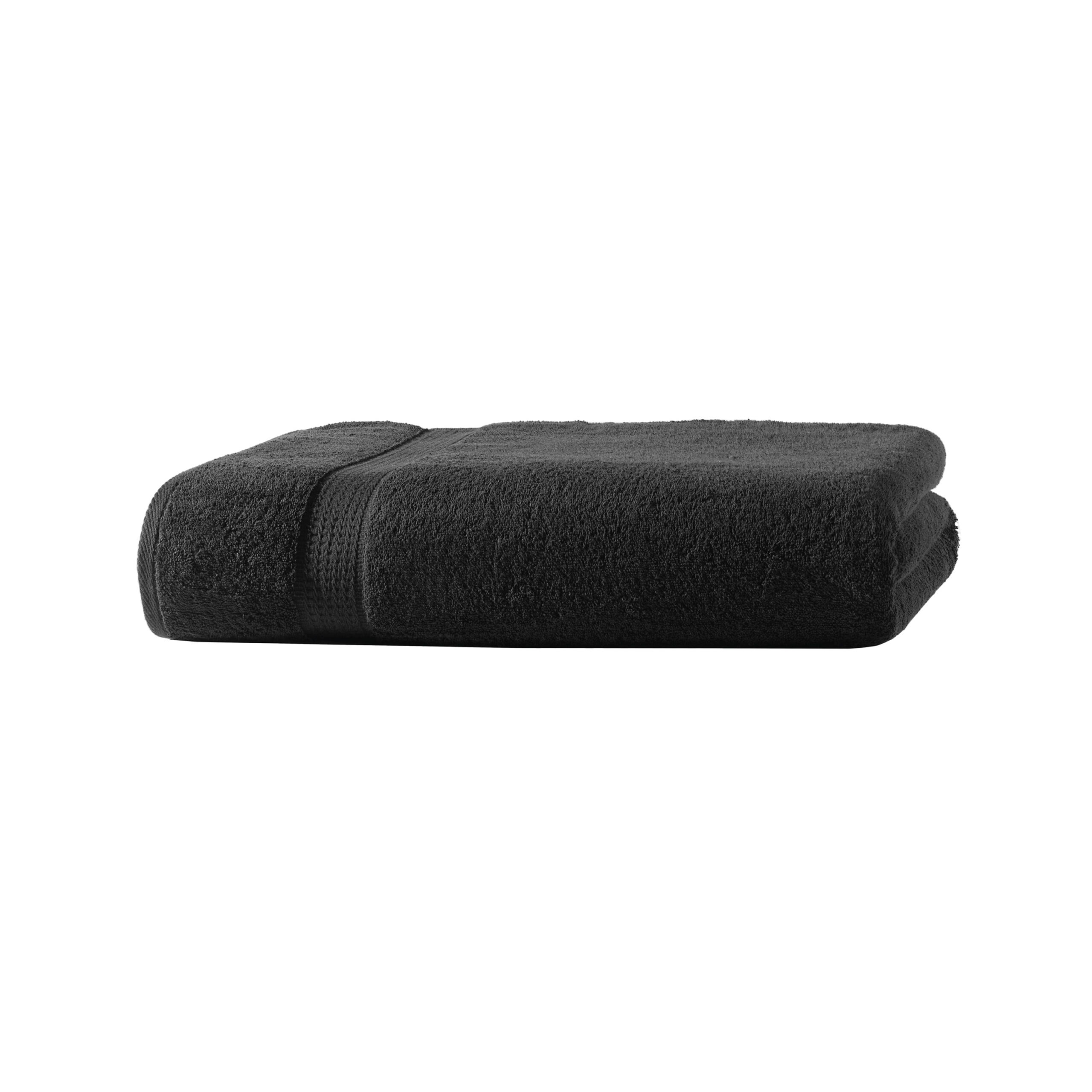 Frottierware Elegance 500gm in große 100×150 cm | Schwarz Farbe