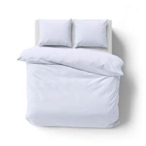Microfaser UNI Bettwaesche | Weiss | 90gsm | 200x200+2x80x80 cm